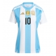Argentina Lionel Messi #10 Maglia Gara Casa Repliche Copa America 2024 Donna